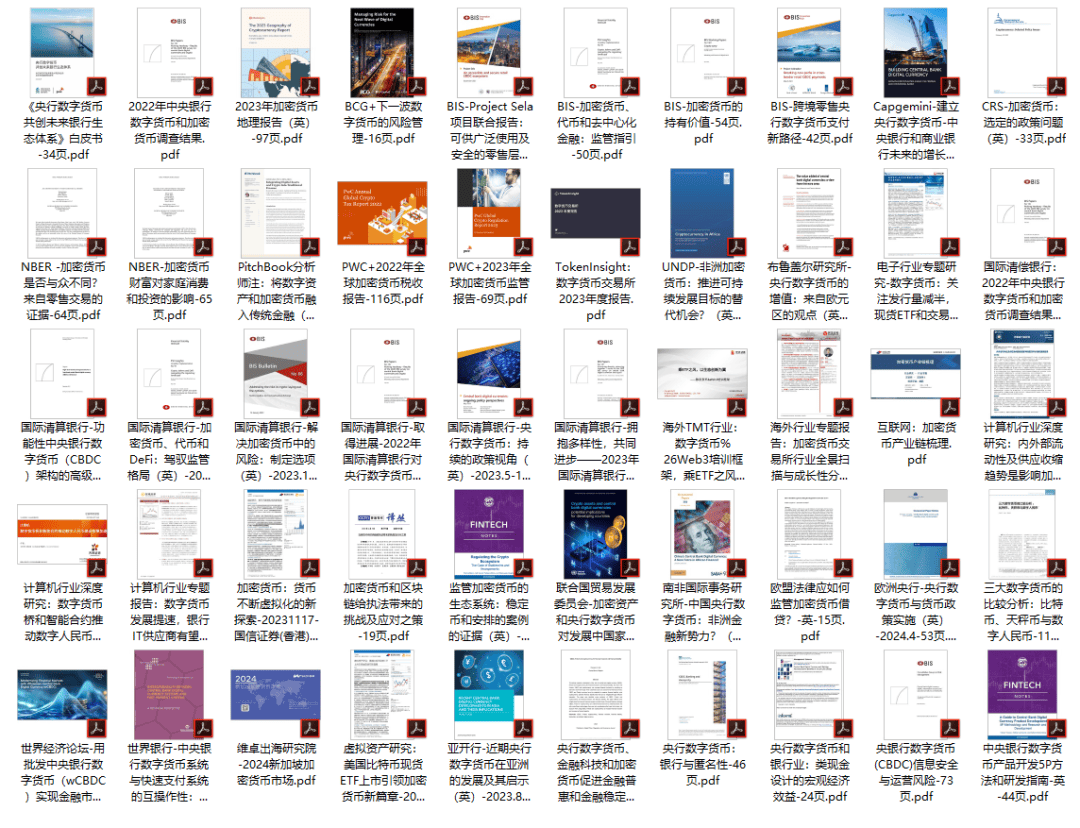 【报告合集】2024数字货币加密货币相关研究报告合集50份打包